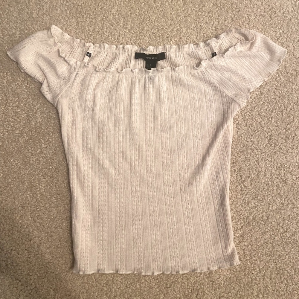 White Crop Top